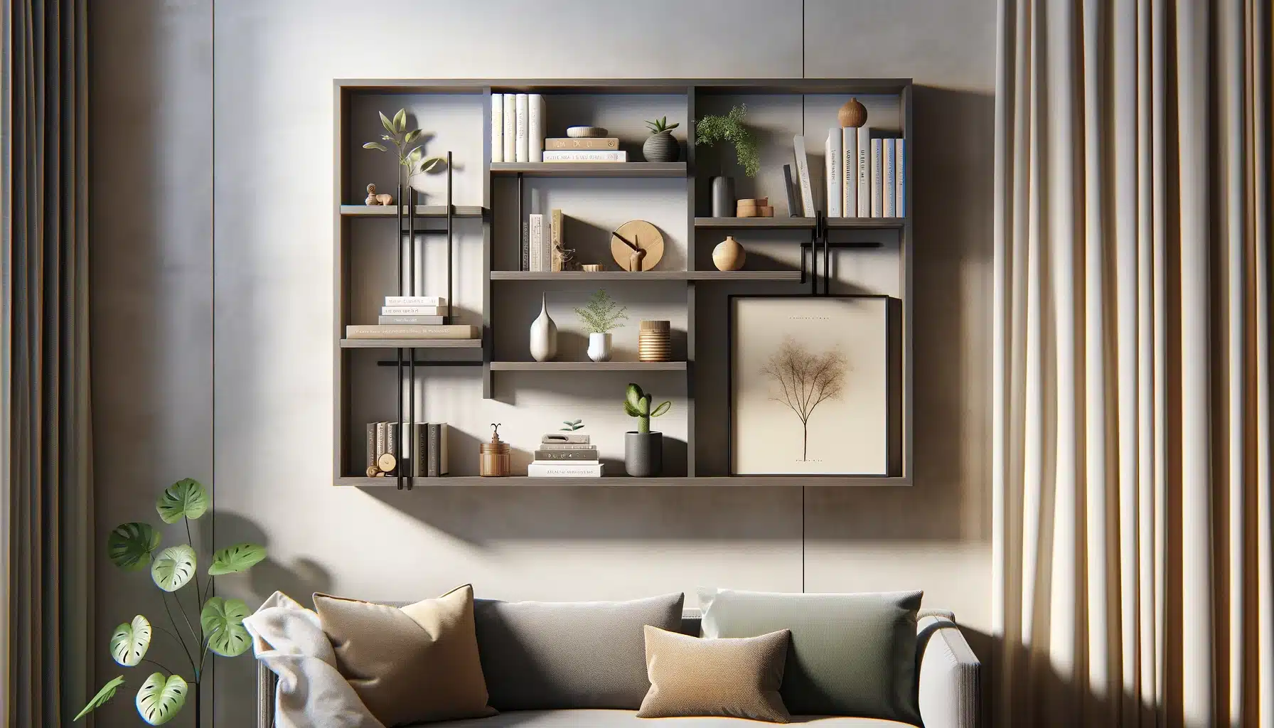 Créer une bibliothèque murale design