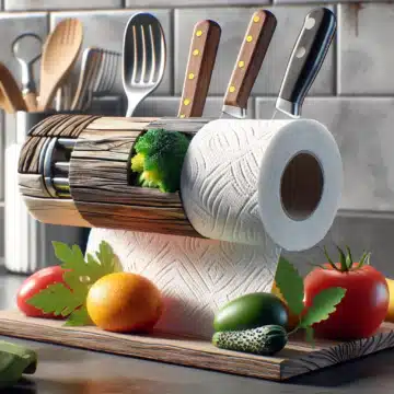 DIY Un porte-rouleau de cuisine original