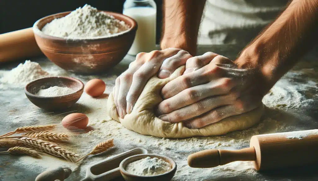 Pétrissage de la pâte
