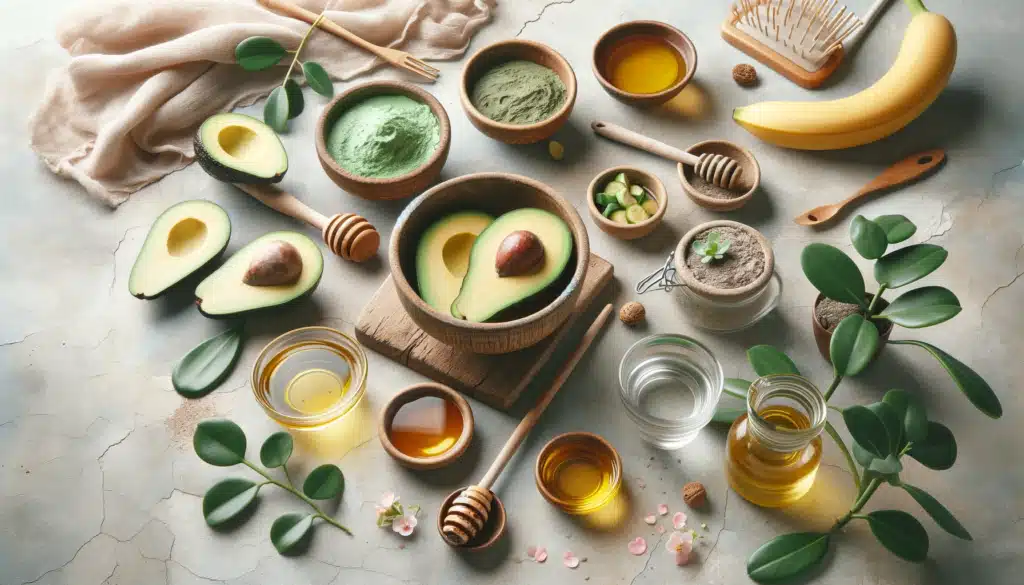 Soins des cheveux naturels masques et traitements maison