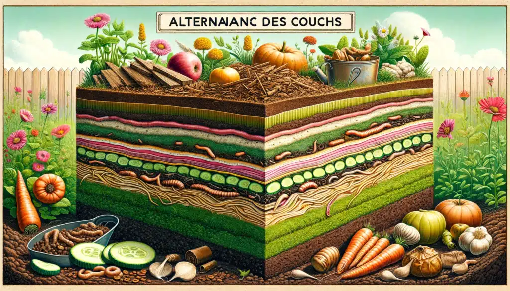 Alternance des couches