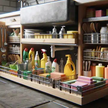 DIY Rangement sous évier astucieux