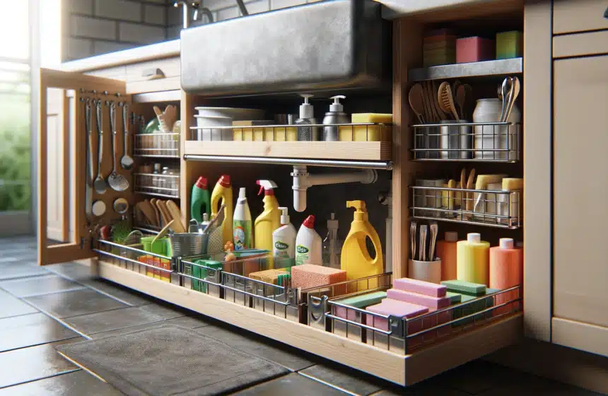 DIY : Rangement sous évier astucieux