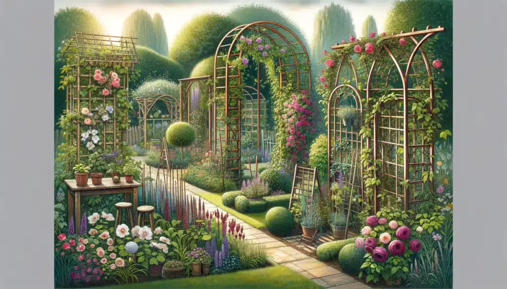 Fabriquer des supports pour plantes grimpantes