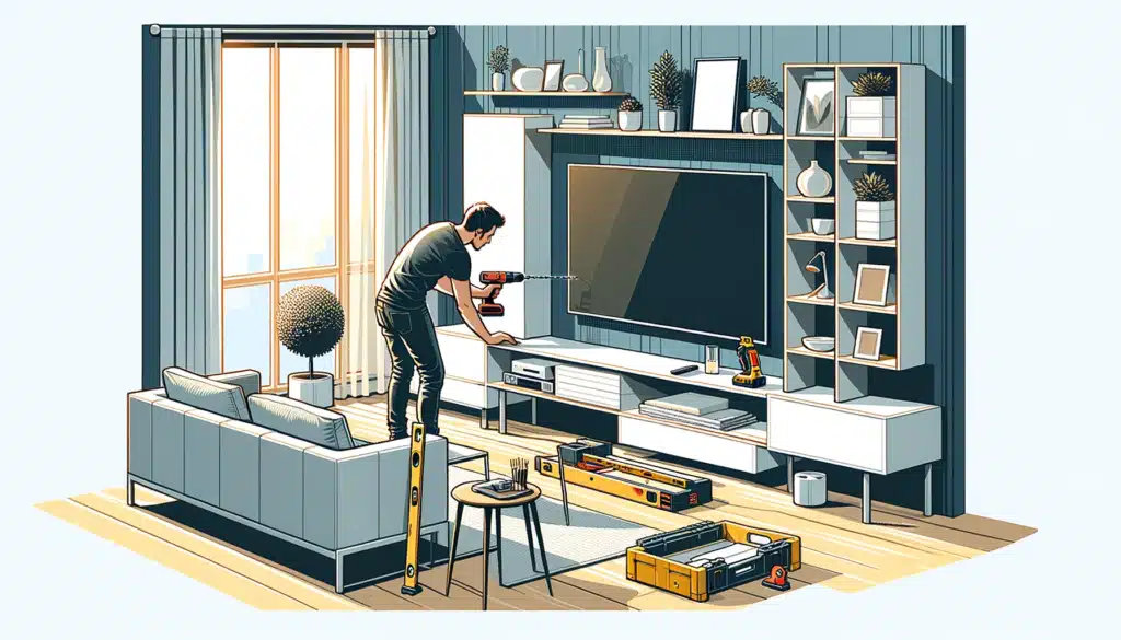 Meuble TV Mural