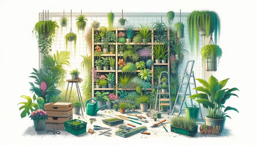 Mur végétal DIY