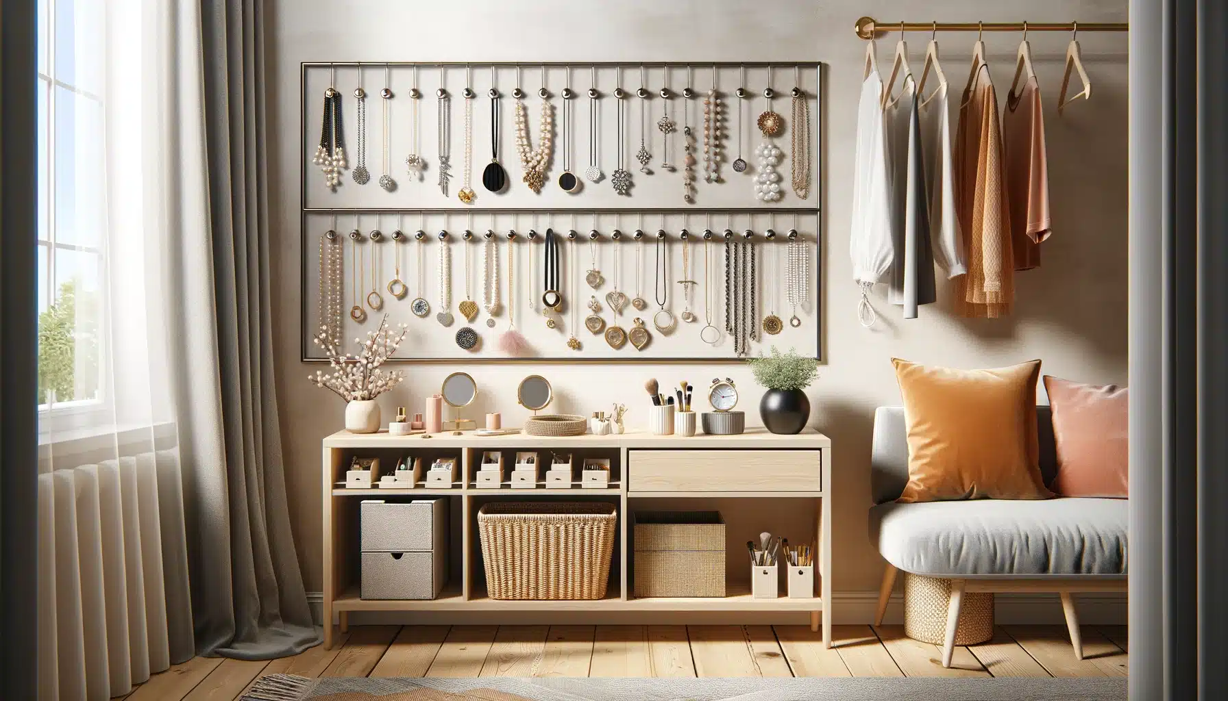 Organisateur de bijoux DIY : Élégance & Rangement Simplifié