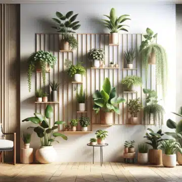 Support Mural DIY pour Plantes Intérieures