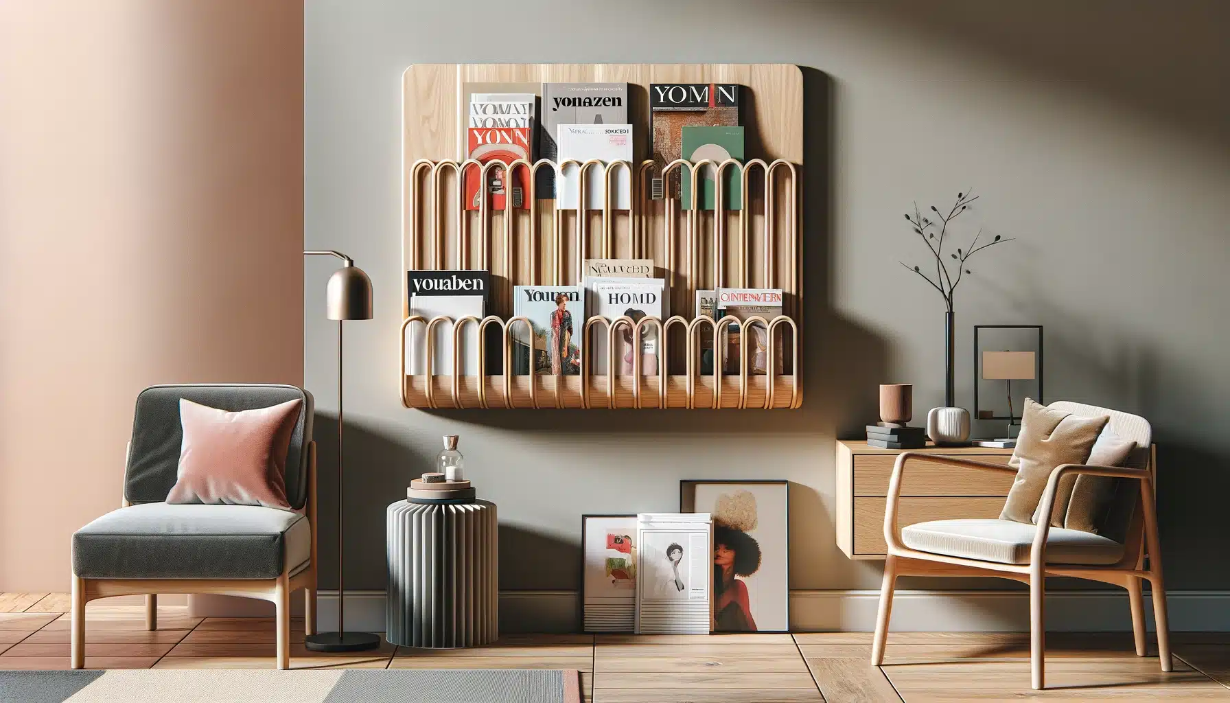 Un Porte revues Mural DIY Design