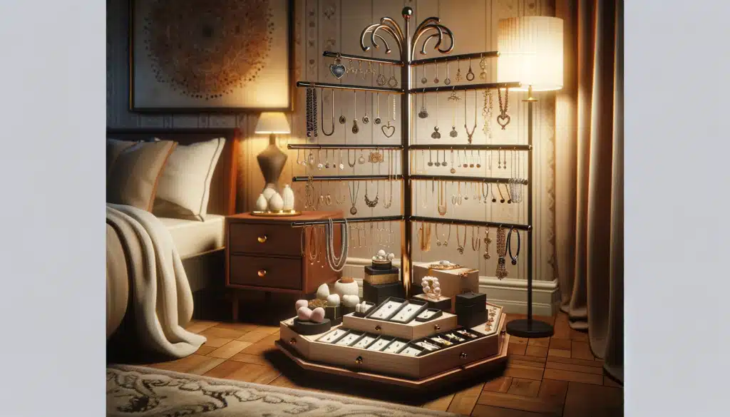 présentoir à bijoux décoratif