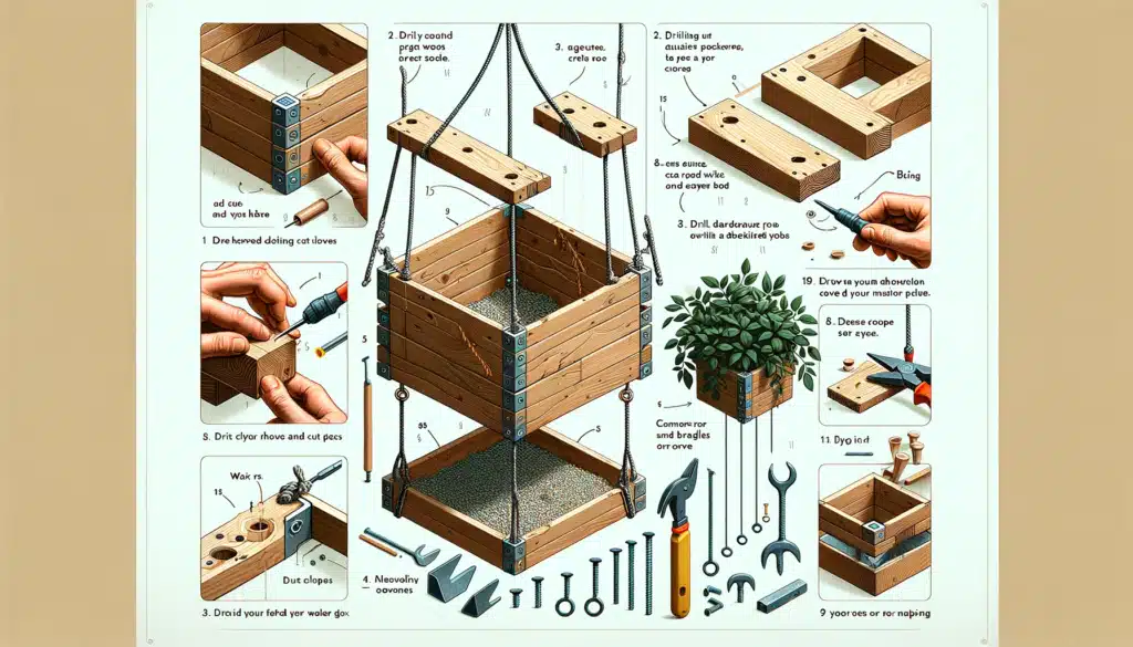 Assemblage de la structure jardiniere