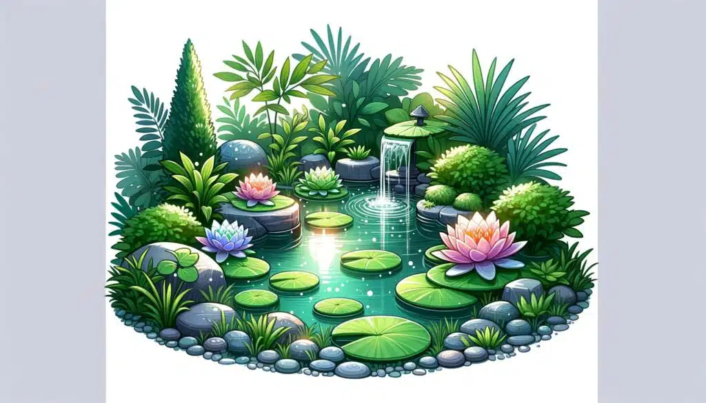 Bassin pour nénuphars