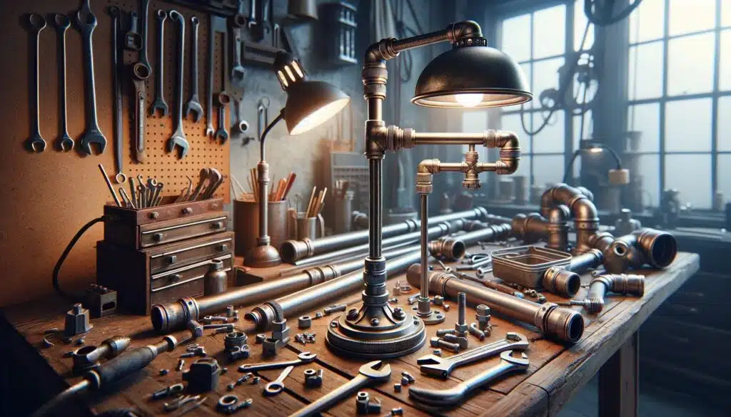 Lampadaire Style Industriel
