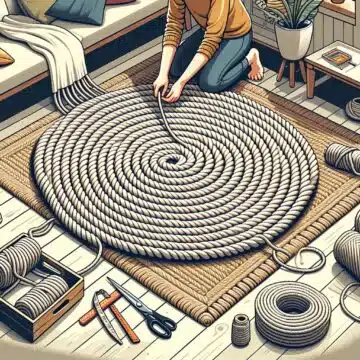 Tapis Personnalisé en Corde Tapis Personnalisé en Corde