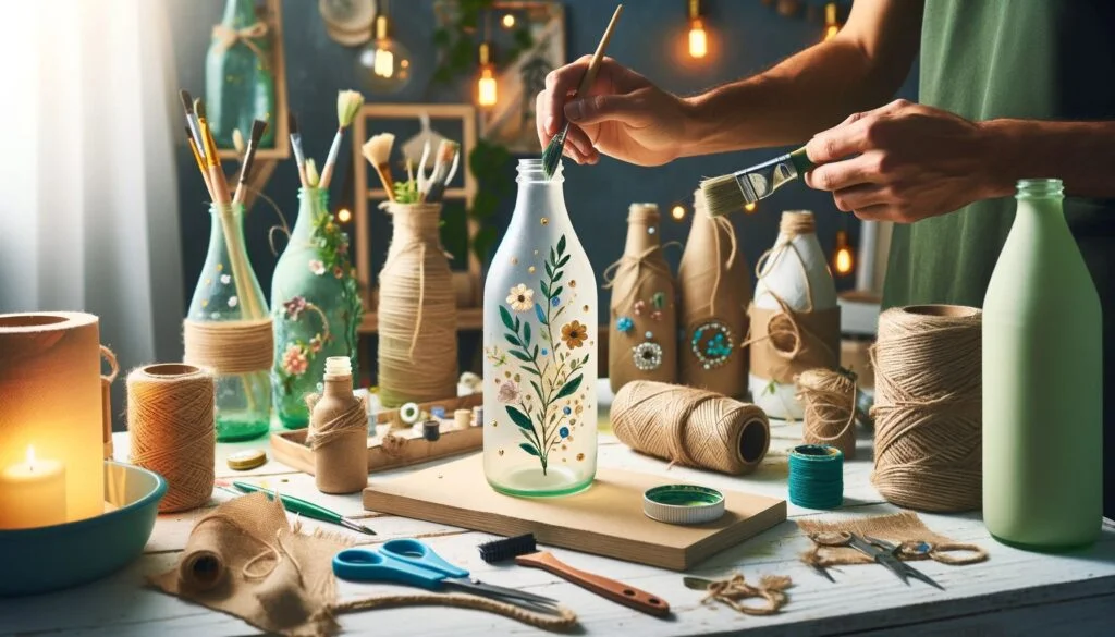 Vases Déco avec Bouteilles Recyclées